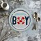 8 Count Nautical Baby Shower Paper Dessert Plates 7 3/8" Boy Baby Shower Tableware